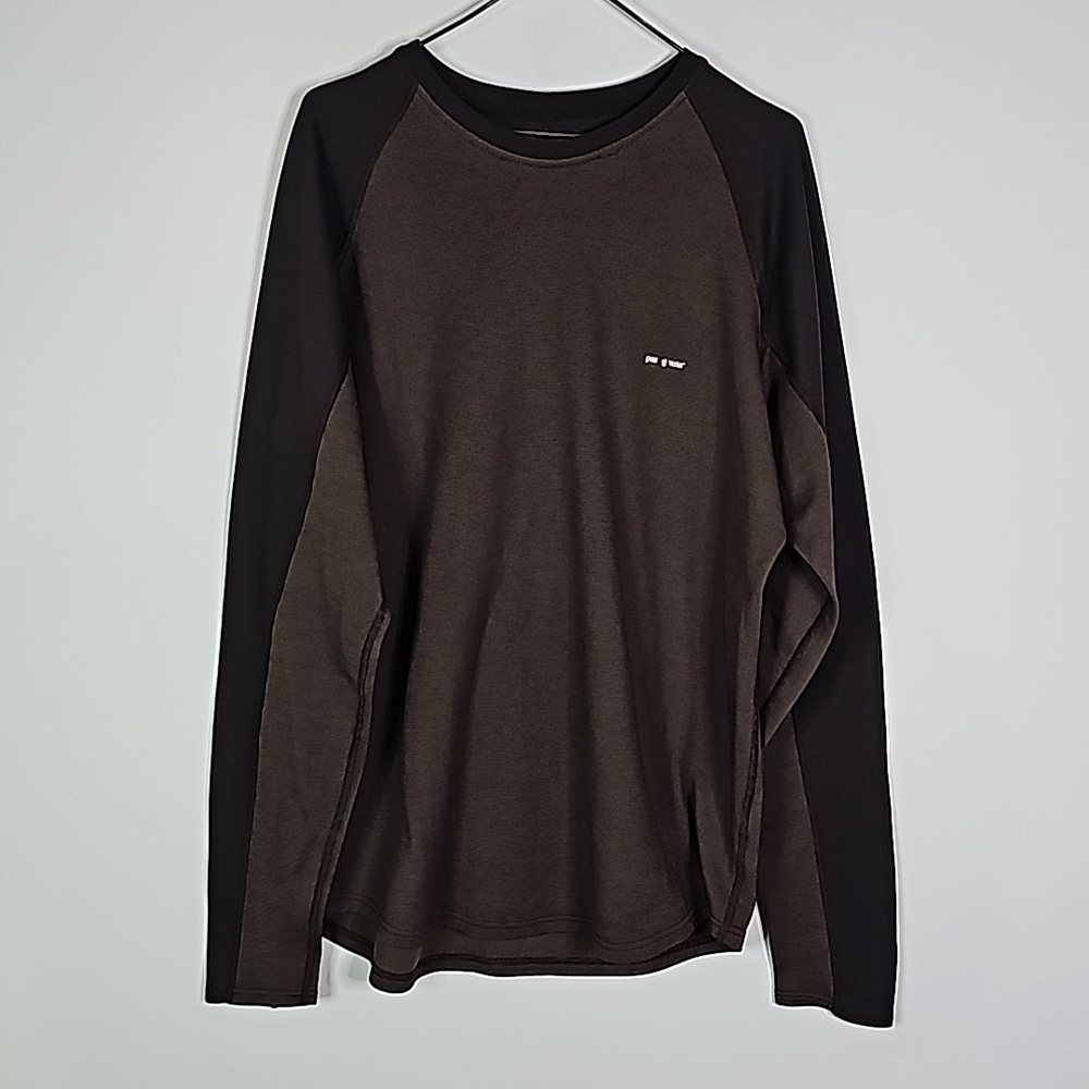 Patagonia large brown long sleeve shirt